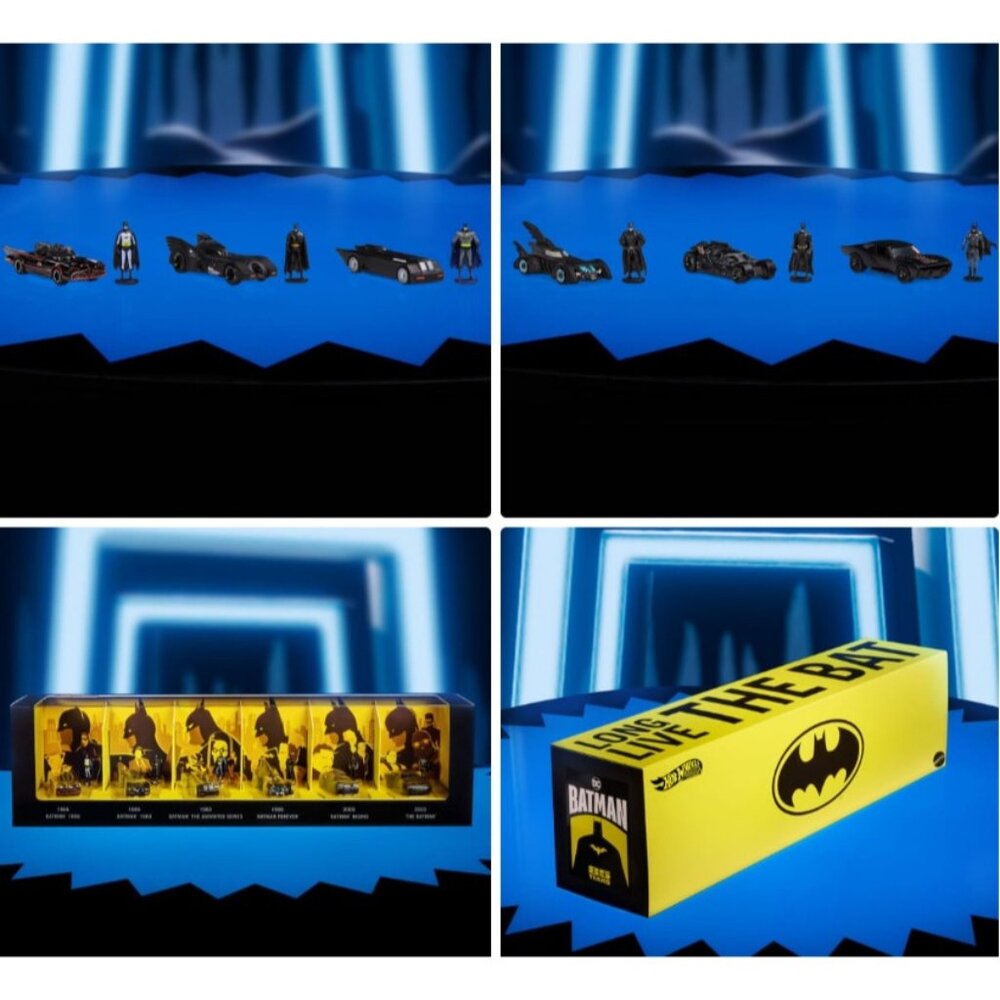 Hot Wheels Batmobile Collection SDCC 85th Anniversary Mattel Creations SEALED